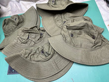 Load image into Gallery viewer, Original British Army WW2 Pattern 1950s Boonie Jungle Hat - New Old Stock 6 1/2
