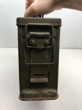 Charger l&#39;image dans la galerie, Original WW2 US Army .30 Cal Ammo Box Tin (Empty) - Untouched Example
