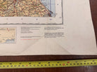 Original WW2 British Army RAF Navy Base Map of England - South West - Cornwall - The Militaria Shop