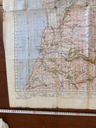 Original WW2 British Army GSGS OS Map Great Britain - Barmouth & Aberystwyth - The Militaria Shop