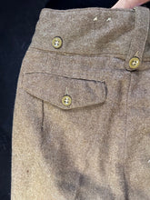 Charger l&#39;image dans la galerie, Original British Army Battledress Trousers - Size 8 - 33&quot; Waist - The Militaria Shop
