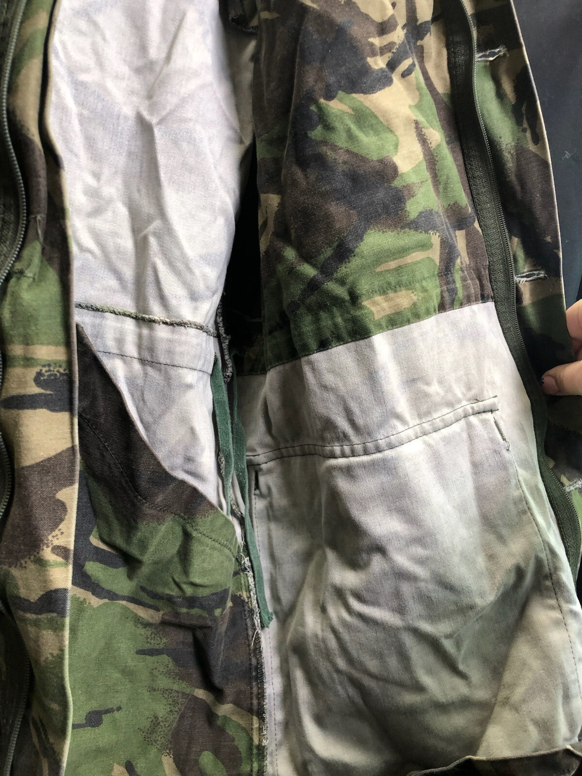 Vintage British Army Surplus Camouflaged Combat DPM Jacket - Size 180/96 - The Militaria Shop