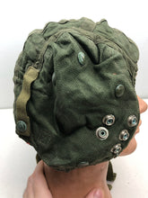 Load image into Gallery viewer, Original Royal Air Force RAF Cold War Period G Type Green Jet Flying Helmet 22C
