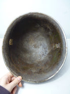 Mk3 Canadian / British Army Original WW2 Turtle Helmet High Rivet - The Militaria Shop