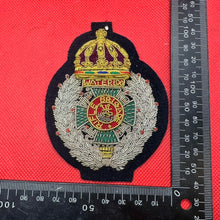 Load image into Gallery viewer, British Army Bullion Embroidered Blazer Badge - Rifle Brigade
