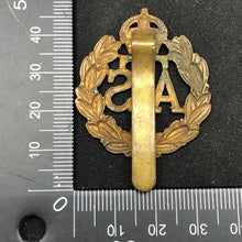 Load image into Gallery viewer, Original WW2 British Army Cap Badge - Auxiliary Territorial Service - The Militaria Shop
