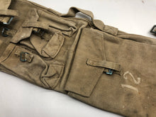 Load image into Gallery viewer, Original WW2 British Army 37 Pattern Bren Spares Bag
