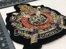 Lade das Bild in den Galerie-Viewer, British Army Bullion Embroidered Blazer Badge - Kings Scottish Own Borderers
