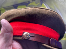 Load image into Gallery viewer, Original British Army Staff Officer&#39;s Badged Cap - Size 6 7/8ths - The Militaria Shop
