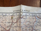 Original WW2 British Army OS Map of Great Britain - Nithsdale & Moffat - The Militaria Shop