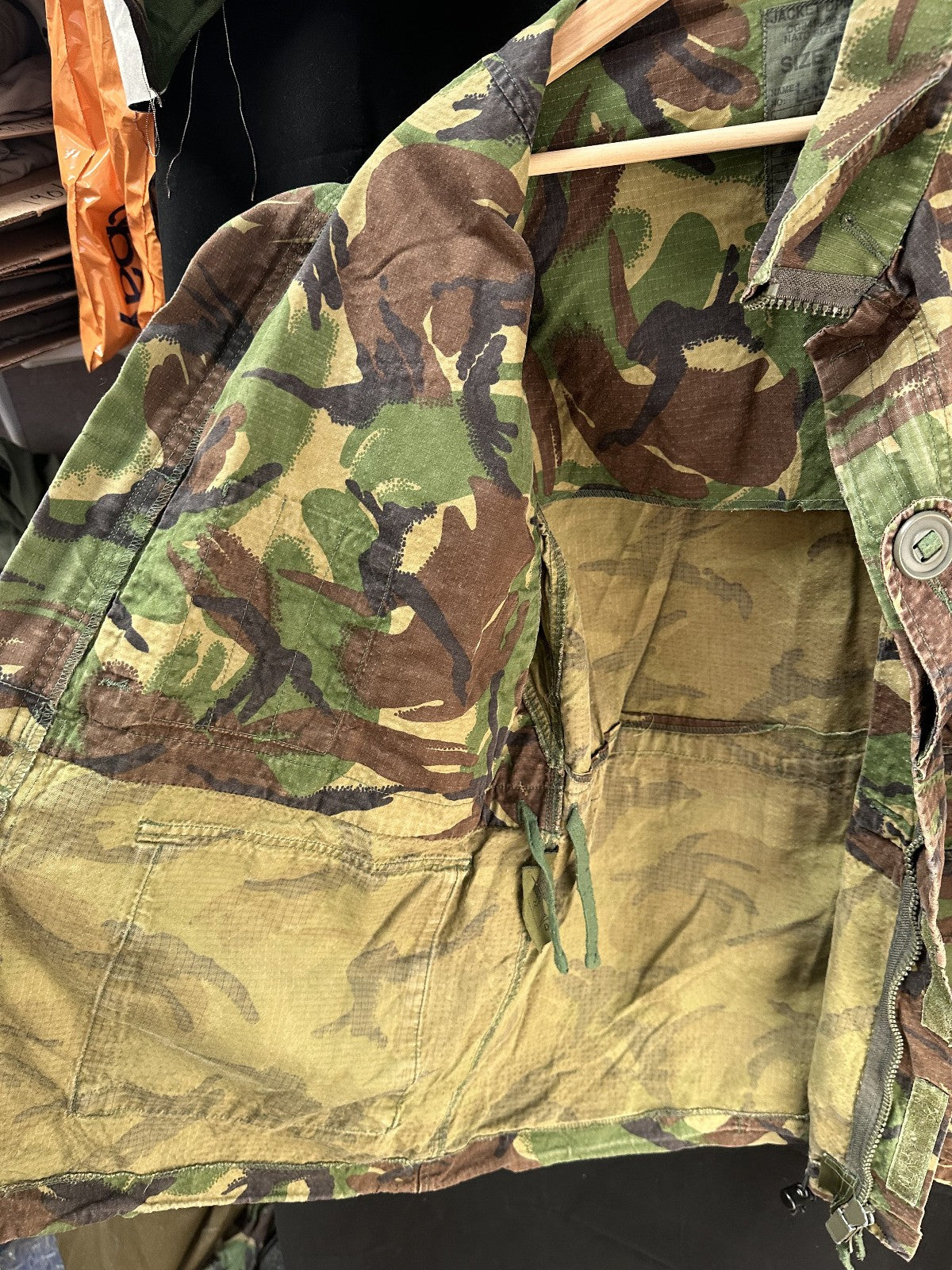 Genuine British Army DPM Camouflaged Combat Field Jacket - Size 160/88 - The Militaria Shop