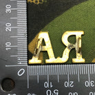 Genuine British Army WW1 Brass Shoulder Title - Royal Artillery - The Militaria Shop
