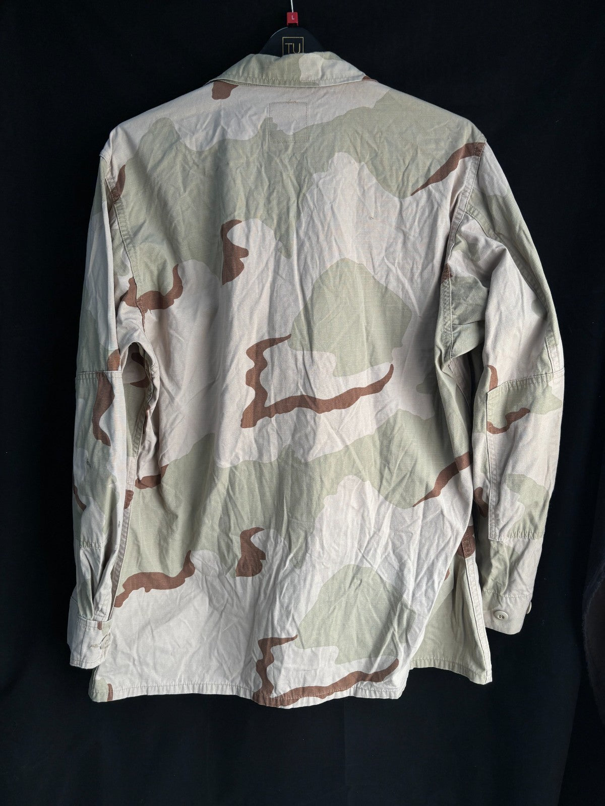 Gulf War US Army DCU Camouflaged Combat Field Coat/Jacket - Large/Long - The Militaria Shop