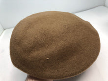 Load image into Gallery viewer, Genuine British Army Khaki Guards Regimental Beret Hat - Size 62cm
