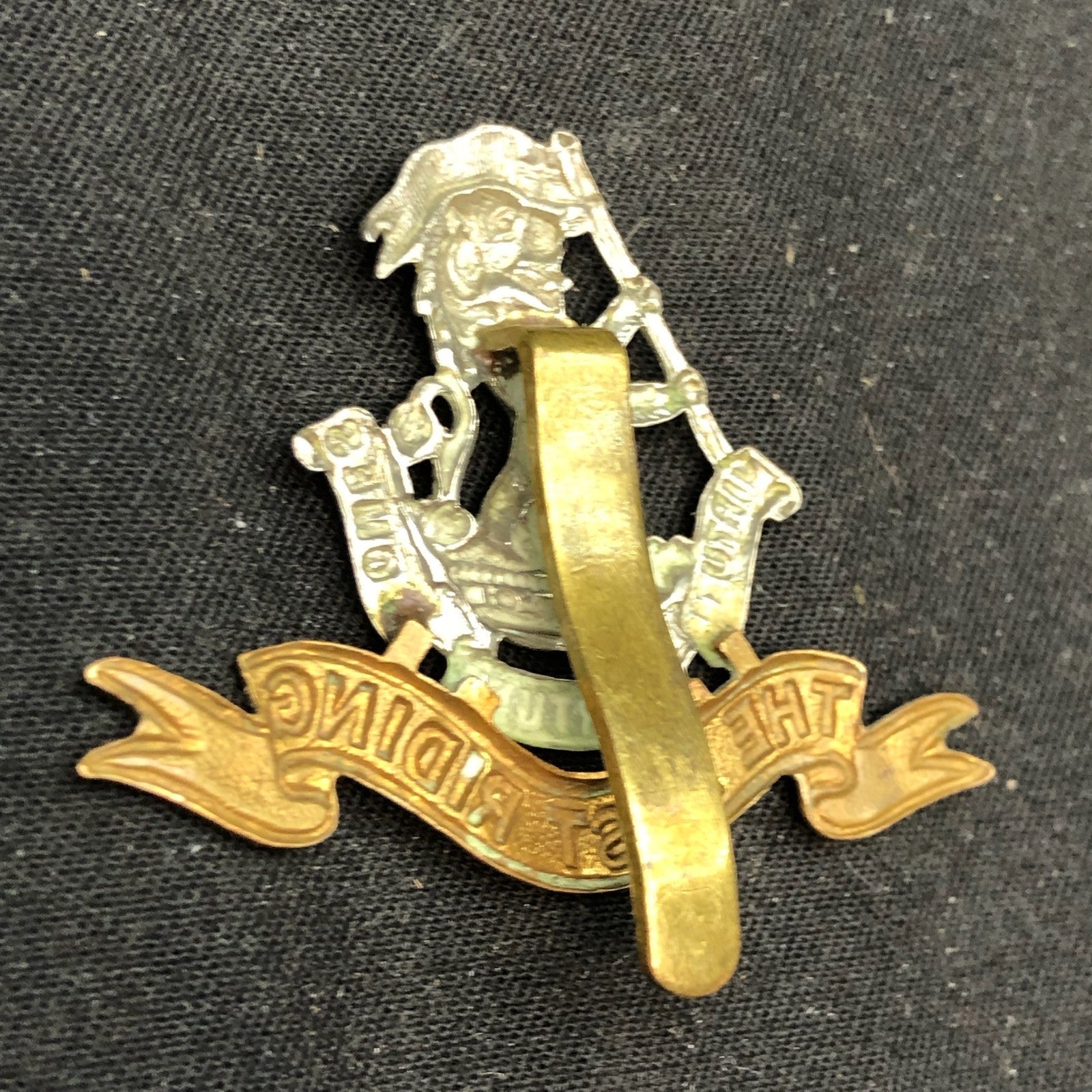 Original WW2 British Army Cap Badge - Duke of Wellington's West Riding Regiment - The Militaria Shop
