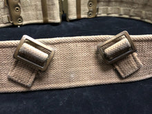 Load image into Gallery viewer, Original WW2 British Army 37 Pattern Combat Belt - 38&quot; Waist
