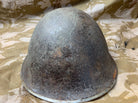 WW2 Mk3 High Rivet Turtle - British / Canadian Army Helmet - Nice Original - The Militaria Shop