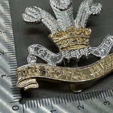 Charger l&#39;image dans la galerie, The Royal Hussars - Genuine British Army Cap Badge
