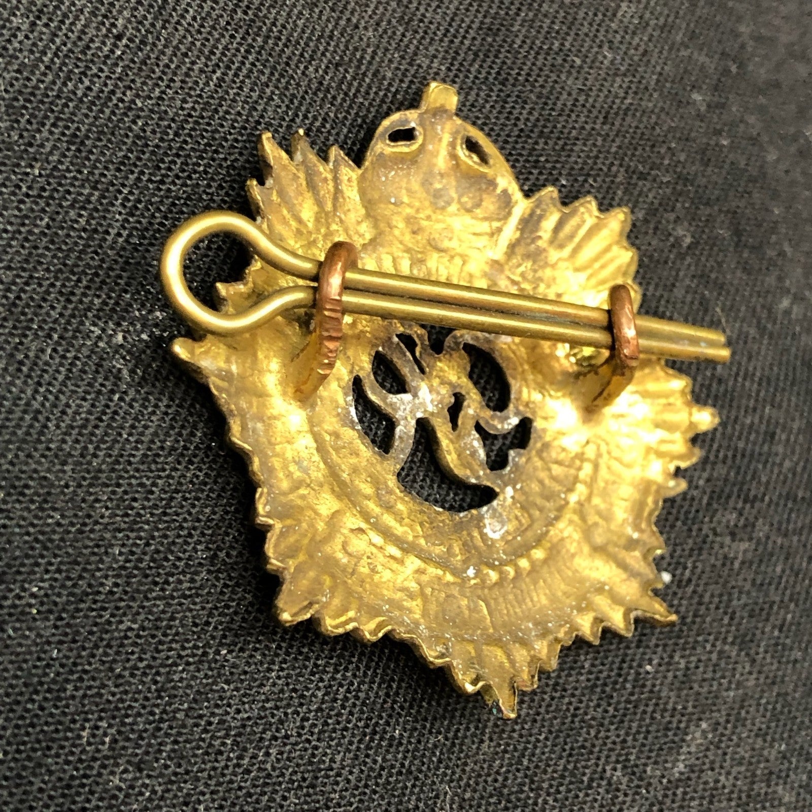 Original Canadian Army Cap Badge - Royal Canadian Army Service Corps - The Militaria Shop