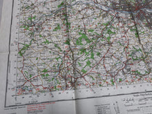 Charger l&#39;image dans la galerie, Original British Army GSGS Map - Newcastle Upon Tyne
