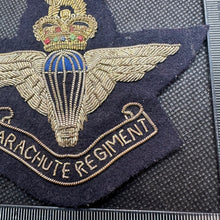 Load image into Gallery viewer, British Army Bullion Embroidered Blazer Badge - Parachute Regiment
