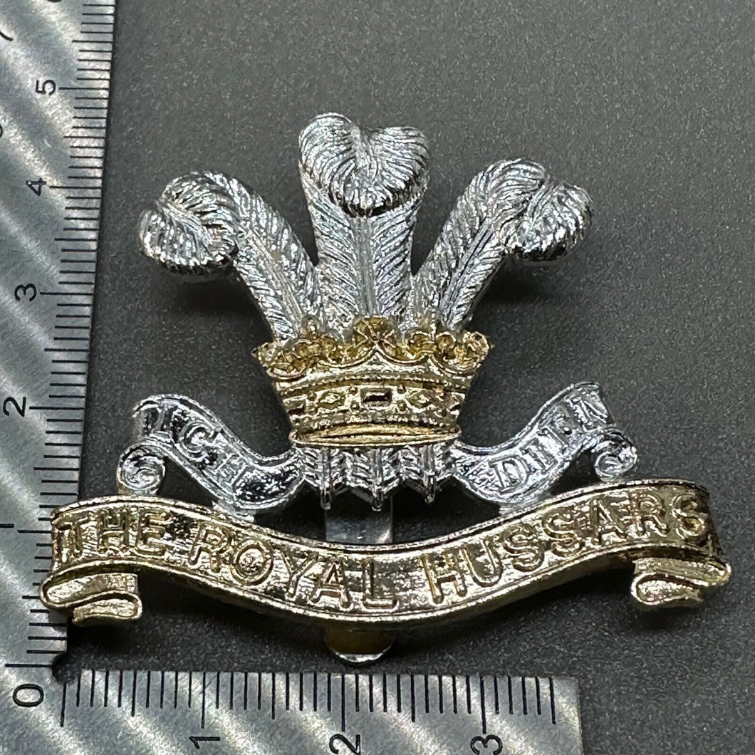 The Royal Hussars - Genuine British Army Cap Badge