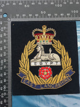 Load image into Gallery viewer, British Army Bullion Embroidered Blazer Badge - East Lancashire Regiment
