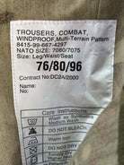 Genuine British Army MTP Combat Windproof Trousers - Size 76/80/96 - The Militaria Shop