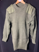 Load image into Gallery viewer, Original British Army Commando Pull Over Jumper - 100% Wool - 38&quot; Chest
