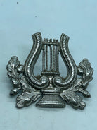 Original British Army WW1 / WW2 Volunteer Musician's Cap Badge - The Militaria Shop