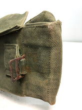 Charger l&#39;image dans la galerie, Original WW2 Canadian Army 37 Pattern Bren Pouch - Used Condition
