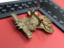 Load image into Gallery viewer, Original WW2 British Army Royal Regiment of Wales Cap Badge
