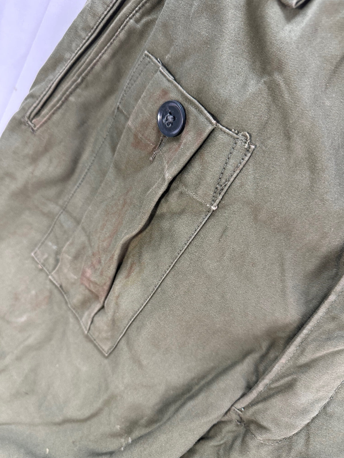 Genuine British Army 1960 Pattern Combat Trousers OD Green - Size 2 - 33" Waist - The Militaria Shop