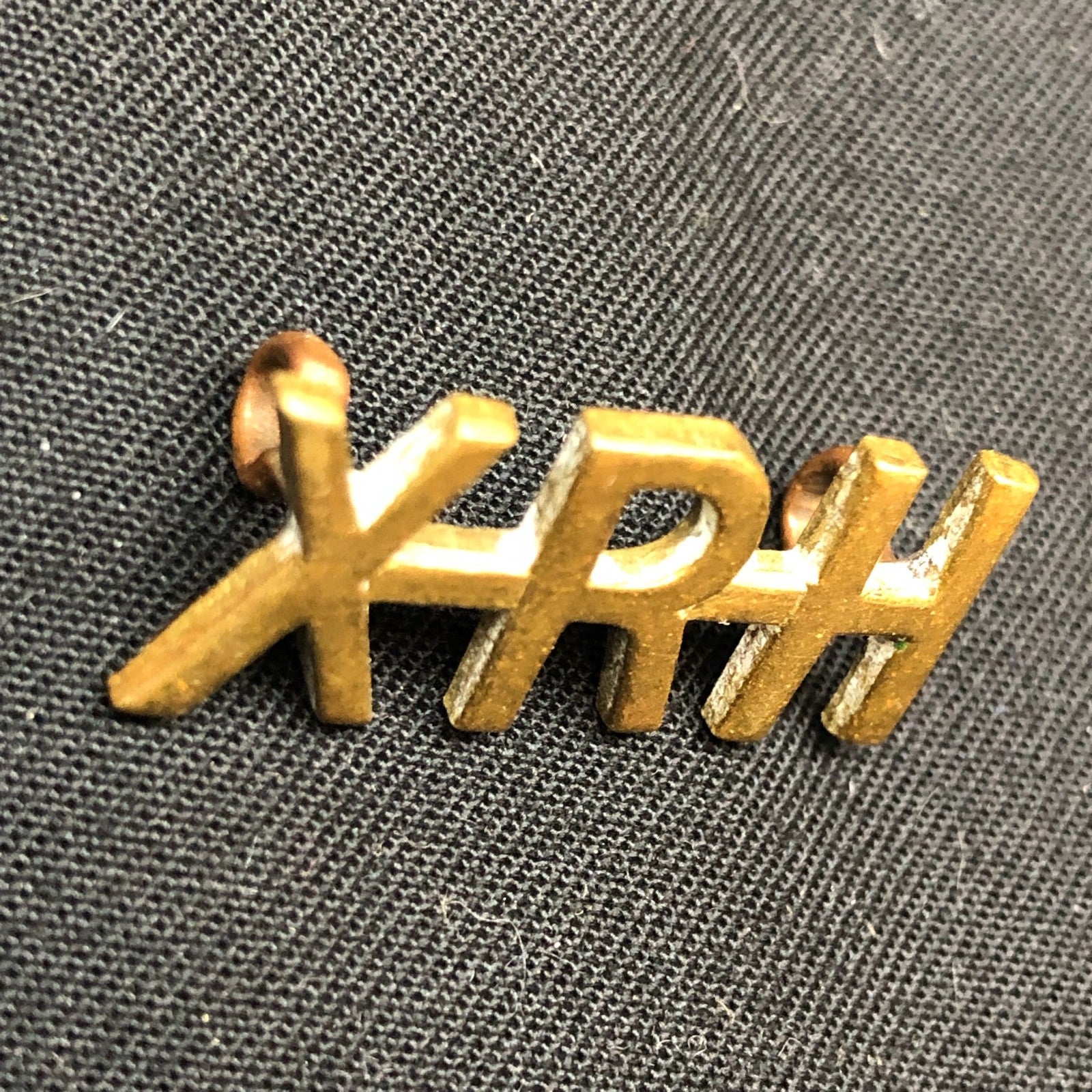 Original WW1 British Army Brass Shoulder Title - 10th Royal Hussars Regiment - The Militaria Shop