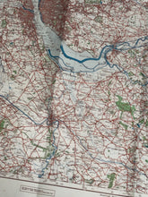 Load image into Gallery viewer, Original WW2 German Army Map of UK - Manchester / Liverpool / North West England
