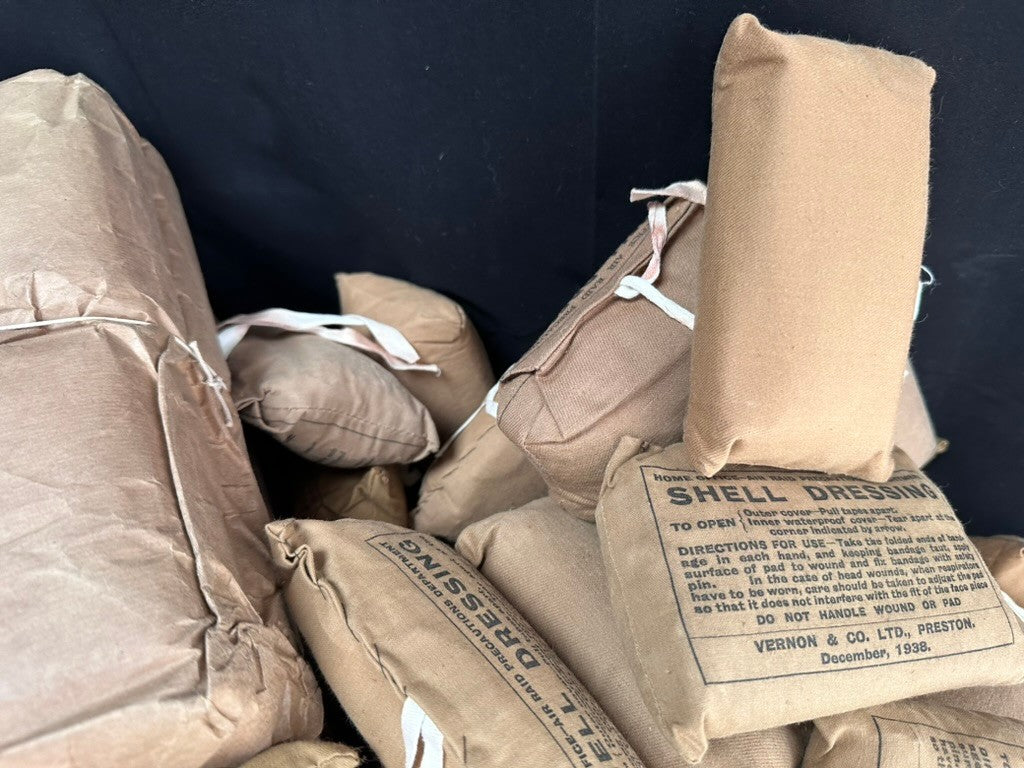 Original WW2 British Army / ARP Shell Dressing - NEW OLD STOCK - The Militaria Shop