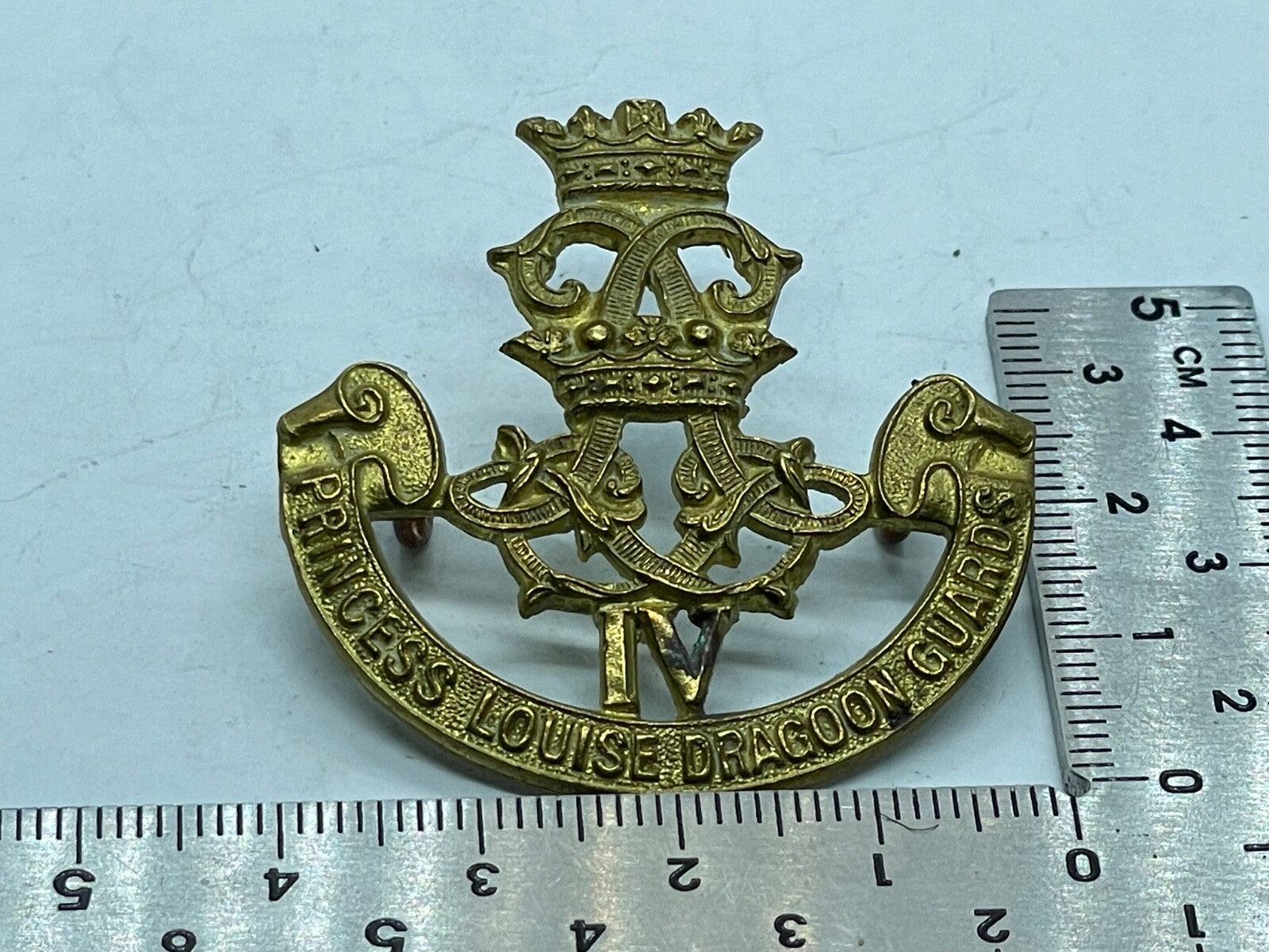 Original WW2 Canadian 4th Princess Louise Dragoon Guards Cap Badge - The Militaria Shop