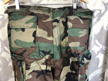 Load image into Gallery viewer, Genuine US Army Camouflaged Overgarment Protective - Small - 38&quot; Waist
