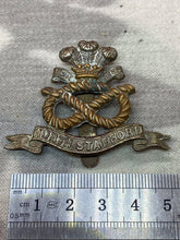 Charger l&#39;image dans la galerie, Original WW1 / WW2 British Army North Staffordshire Regiment Cap Badge
