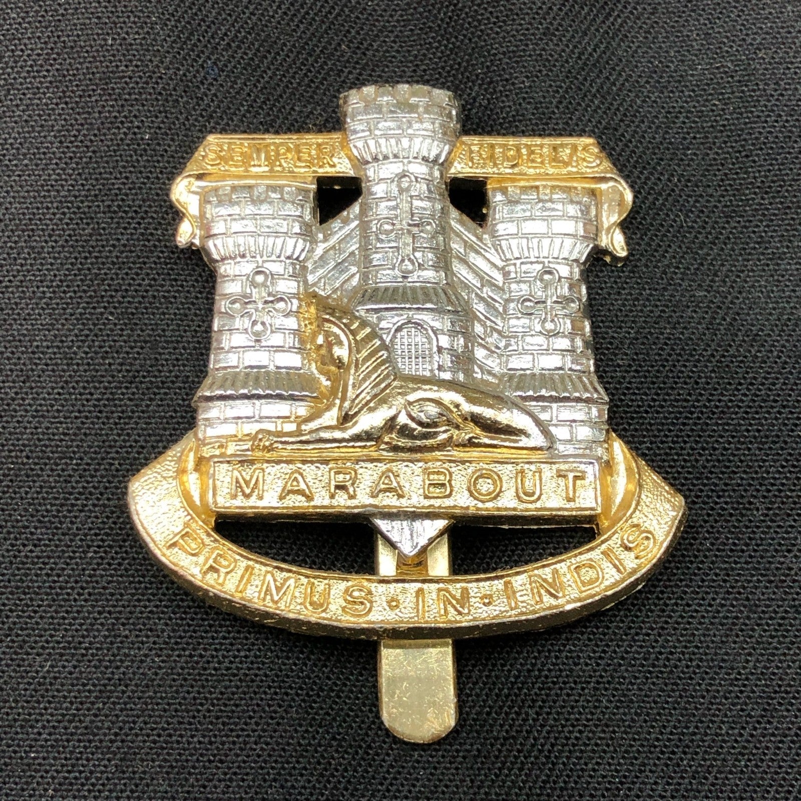 Original British Staybrite Army Cap - Dorset Regiment - The Militaria Shop