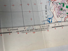 Lade das Bild in den Galerie-Viewer, Original WW2 British Army / RAF Map - Corsica &amp; Sardinia - Ajaccio
