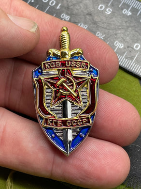 Soviet KGB Badge Honoured Employee USSR Secret State Police Badge - The Militaria Shop