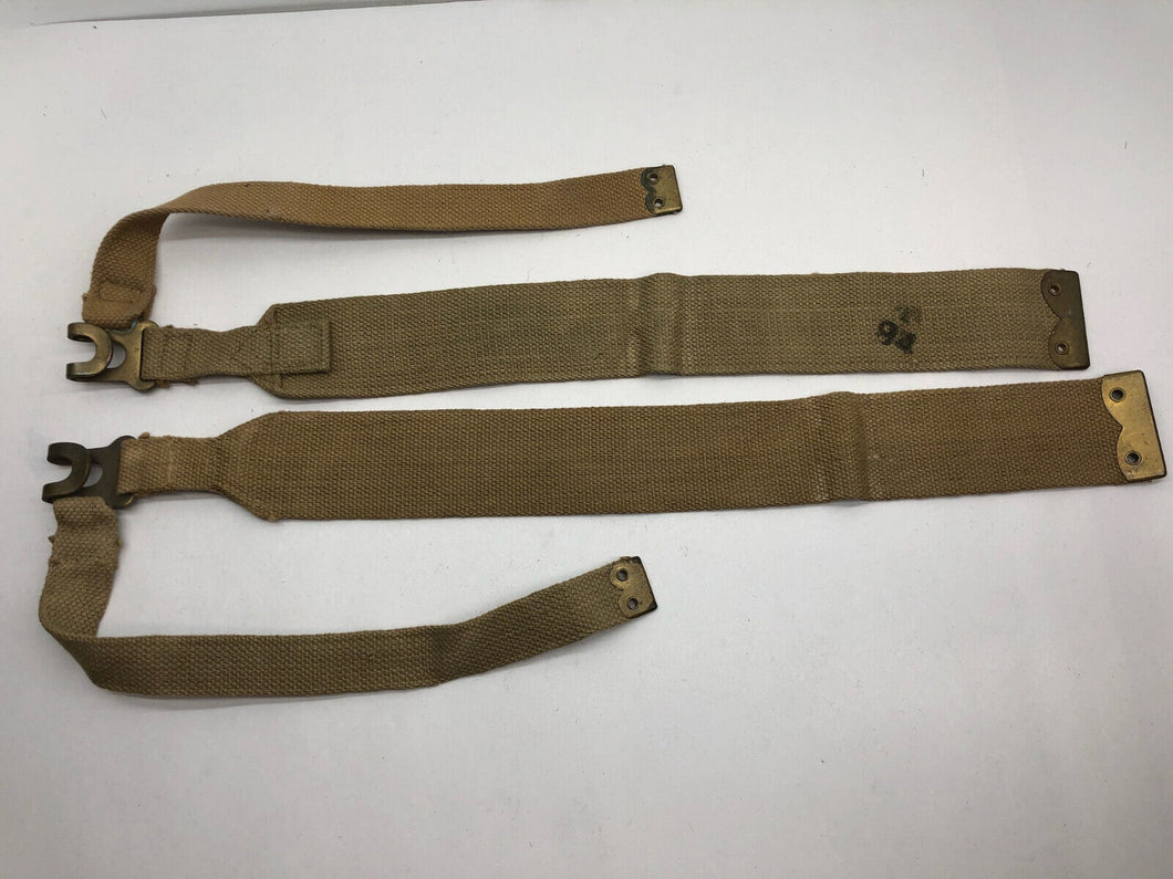 Original WW2 British Army L Strap 37 Pattern Set - Wartime Dated - Old Stock