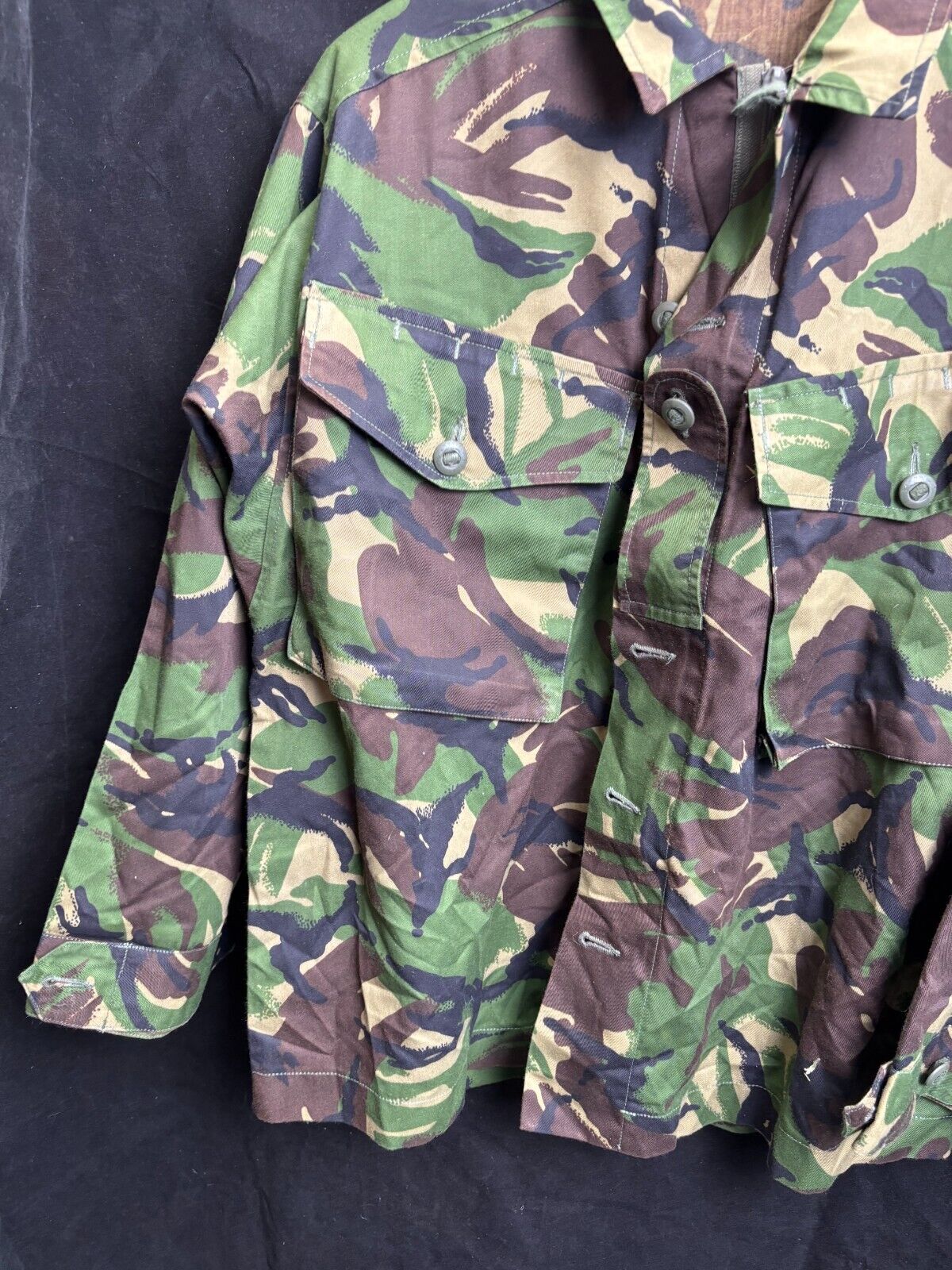 Surplus British Army DPM Camouflaged Jacket Combat Lightweight - Size 160/196 - The Militaria Shop