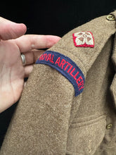 Charger l&#39;image dans la galerie, Original British Army Battledress Jacket - Royal Artillery - 39&quot; Chest
