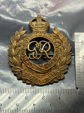 Load image into Gallery viewer, Original WW2 British Army GVI Royal Engineers Cap Badge Made into a Brooch
