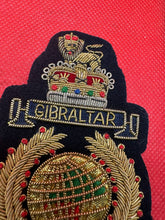 Load image into Gallery viewer, British Army Bullion Embroidered Blazer Badge - Royal Marines - Queen&#39;s Crown
