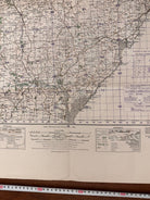 Original WW2 British Army GSGS OS Map of Great Britain - Peterhead - The Militaria Shop
