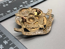 Load image into Gallery viewer, Original WW1 British Army Lancashire Hussars Cap Badge
