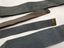 Charger l&#39;image dans la galerie, Original WW2 British Royal Air Force Blue 37 Pattern L Strap Set
